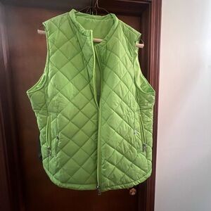 Zara Lime Green Puffer Jacket